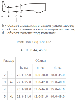 Гольфы 0401 Люкс с мыском