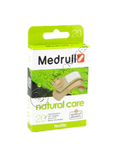 Emplastru MEDRULL Natural Care (1.9x7.2 cm-10 buc, 2.5x7.2 cm-6 buc,diam. 2.2 cm) № 20