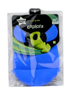 Baveta Roll n Go (6+) (albastra) (нагрудник)/46351471/46351491