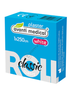 Пластырь MEDRULL Classic White 1 см x 2,5 м рулон