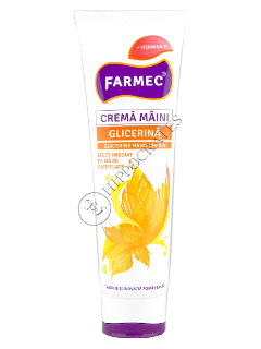 Farmec crema de maini cu glicerina si vitamina E 