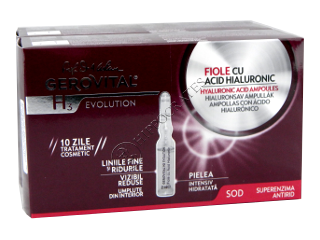 Gerovital H3 Evolution Pachet Promo fiole acid hialuronic +fiole acid hialuronic