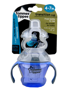 Cana de tranzitie (4-7 luni) 150ml (albastru) TT0052-2