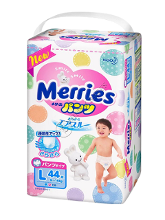 MERRIES Size L №44 9-14kg (SJ) chilotei-scutec