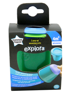Recipiente de stocare hrana cu capac 2 buc. (verde+albastru)/44650241