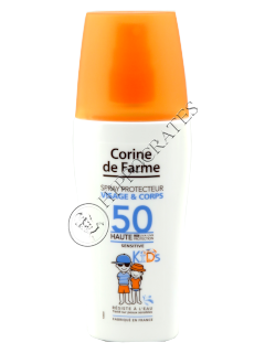 Corine de Farme Sun Kids Lotiune copii fata corp SPF50