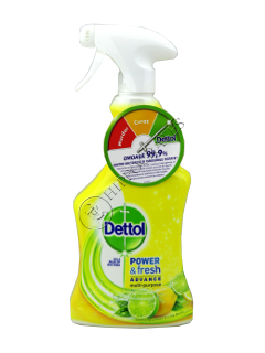 Деттол спрей дезинфектант мультифункциональный Sparkling Lemon  Lime Burst