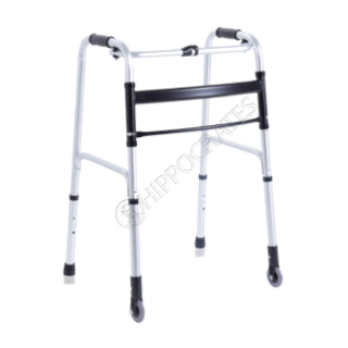 Moretti Cadru de mers pliabil cu 2 roti mobile fata ortopedic RP735L