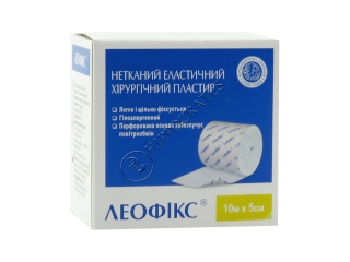 Пластырь хирургический эласт. перфор. LEOFIX 10 м x 5 см