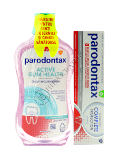 Зубная паста Парадонтакс Complete Protection Whitening + ополаскиватель
