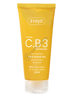 Ziaja Vitamin C.B3 Niacinamide gel scrub pentru fata