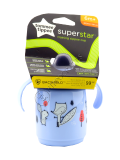 Cana Sippee (6+) 300 ml (albastra) cu protectie Bacshield TT0391